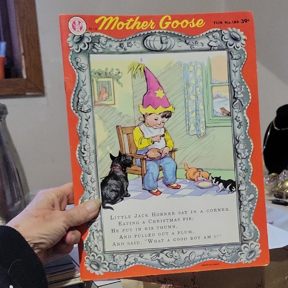 Vintage Mother Goose Storybook Page